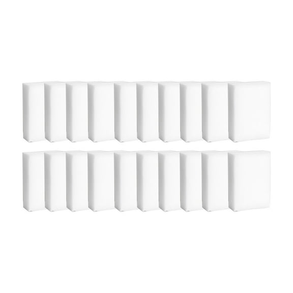B Nanoscale Sponge Cleaner Kitchen Supplies Household Cleaning Dishwashing Sponge Block Car Wash Shoe Cleaning Magic Eraser Pack Of 20 Pieces