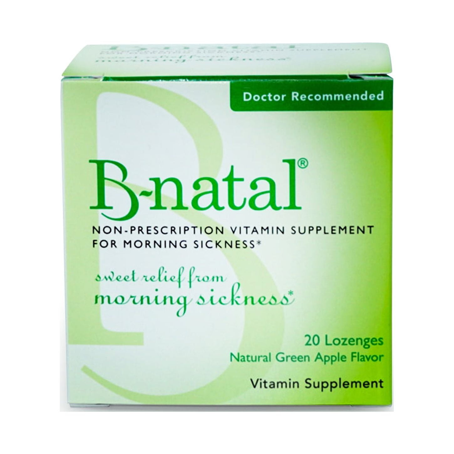 BNatal Lozenge for Morning Sickness Relief, Contains Doctor