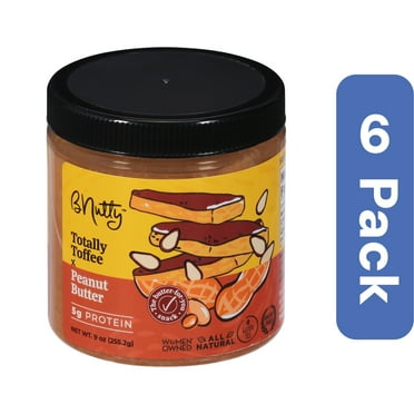 B Nutty Nut Butter Toffee Totally 9 oz (Pack Of 6)