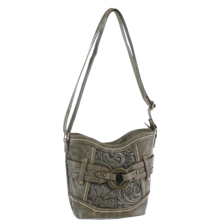 B.O.C. Born Concepts Womens Park Grove Embossed Faux Leather