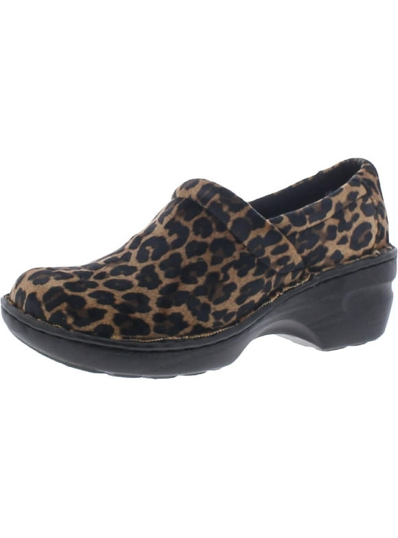 Leopard Print Clogs
