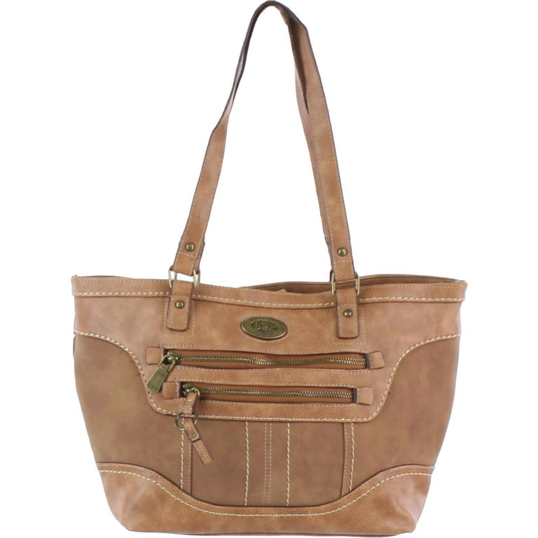 B.O.C. Born Concepts Womens Trampton Brown Pebbled Tote