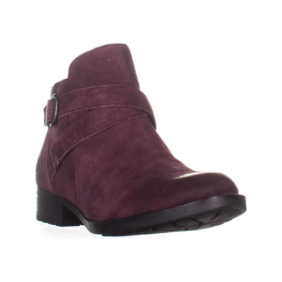 B.O.C Womens Chaval Leather Closed Toe Ankle Fashion Boots, Burgundy, Size 7.0