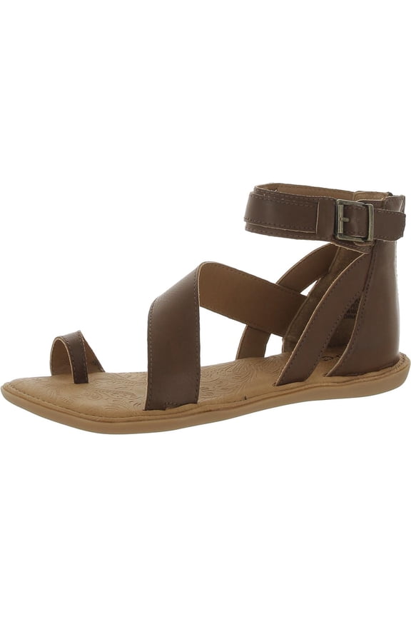 Womens Maci Strappy Zipper Ankle Strap