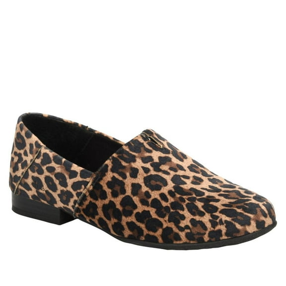 B.O.C. Womens Suree Animal Print Slip On Loafers