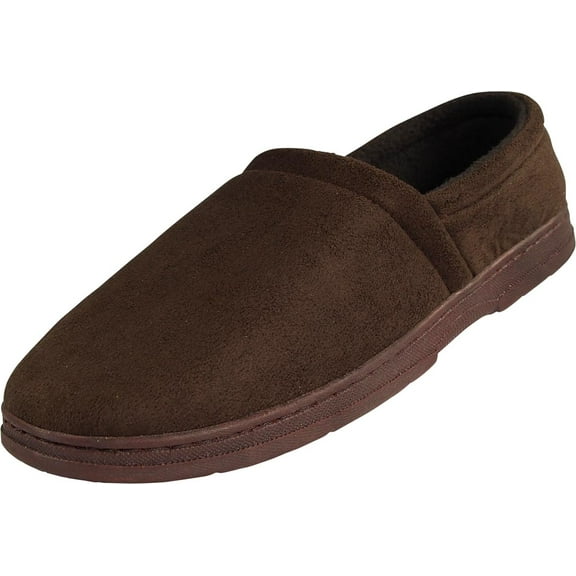 B O P J Mens Loafers Moccassins Adult Male Memory Foam Slippers Brown XL