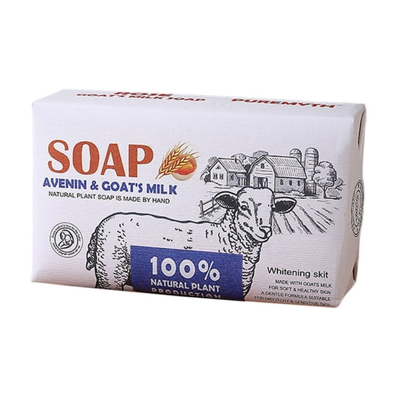 B Oatmeal Pulling Handmade Soap Bar For Face & Body Cleansing Oil Control Moisturizing Natural Skin Care 250G Plastic Container