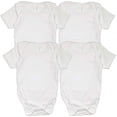 thumbnail image 1 of B-One Kids Baby 100% Cotton Super Soft Solid Bodysuits Pack, 1 of 2