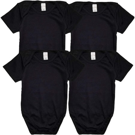 B-One Kids Baby 100% Cotton Super Soft Solid Bodysuits Pack