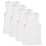B-One Kids Boys' Cotton Ribbed Tank Top Undershirt