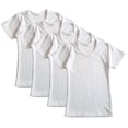 thumbnail image 1 of B-One Kids Boys' Cotton Solid Tee Shirt Undershirt, 1 of 2