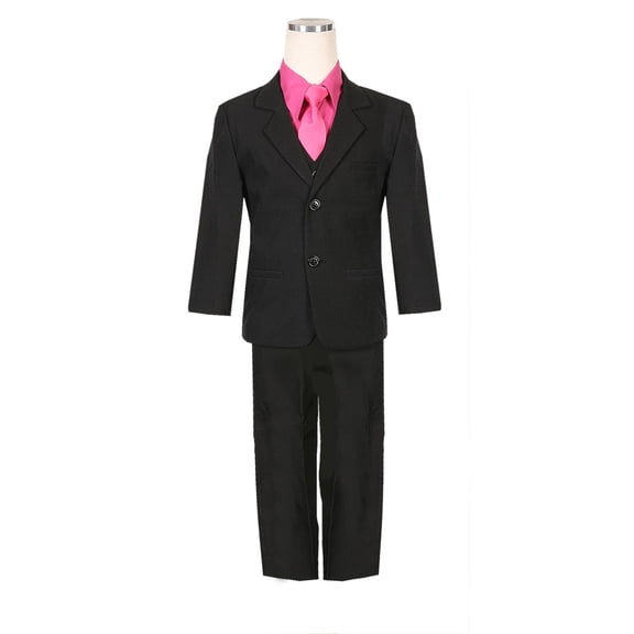 B-One Kids Boys' Formal Suit Suit Set, 5 Piece, Baby Boys 12 Months - Toddler 4T