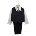 thumbnail image 1 of B-One Kids Boys' Formal Vest Suit Set, 4 Piece, Sizes 2T-14, 1 of 6