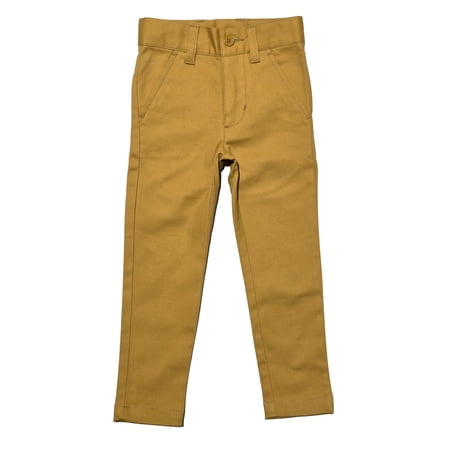 B-One Kids Boys' Slim Stretch Chino Pants for Toddlers, Kids & Big Boys