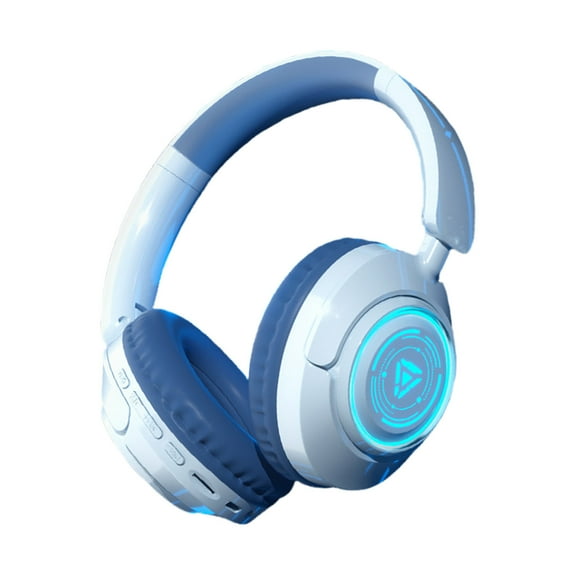 B Over-Ear Bluetooth Headset With Wired/Wireless Options, Noise Cancelling Mic, Deep Bass For Gaming And Music, Sports Secure Fit