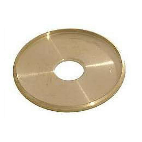 B&P Lamp® 1 1/4" Seating Ring, Turned Brass, Unfin., 1/8 Ip Slip