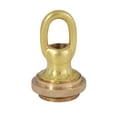thumbnail image 1 of B&P Lamp® 1 3/4" Ht. Brass Screw Collar Loop, Tap 1/4F, 1 of 2