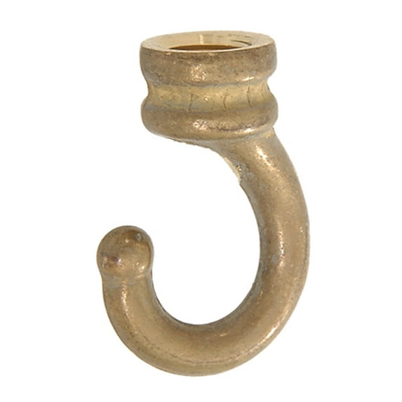 B&P Lamp® 1 3/8" Cast Brass Hook