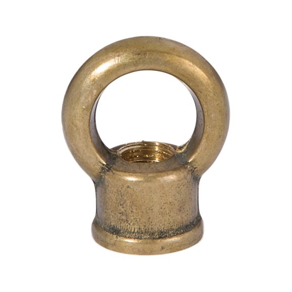 B&P Lamp 1/4F Heavy Cast Brass Loop