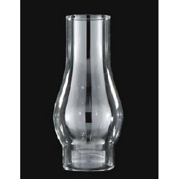 B&P Lamp SMALL 1 5/8 Inch by 4 1/2 Inch Clear Glass Lamp Chimney for Vintage and Antique Style Lighting