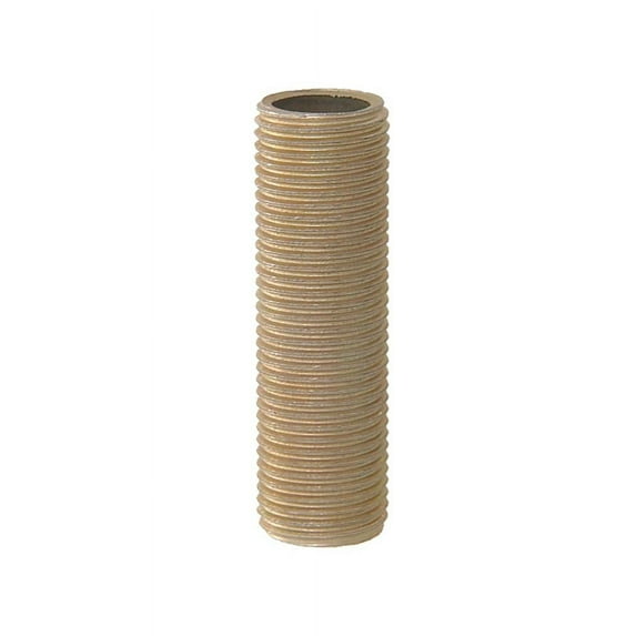 B&P Lamp® 1/8 IP Threaded Steel Lamp Pipe Nipple, 1 Inch Long