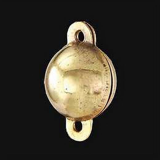 B&P Lamp 1" Brass, Smooth Design Ball Stop, Polished & Lacq.