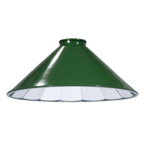 B&P Lamp® 10 1/4" Mirrored Industrial Style Cone Shade