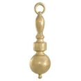 thumbnail image 1 of B&P Lamp® 10 7/8" Colonial Style Cast Brass Back Plate, Unfinished, 1 of 2