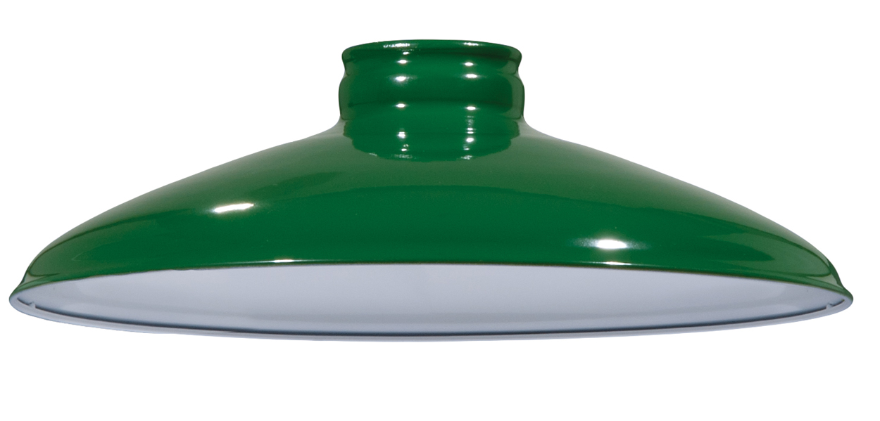 B&P Lamp® 10" Industrial Style Metal Lampshade (Green) - image 1 of 2