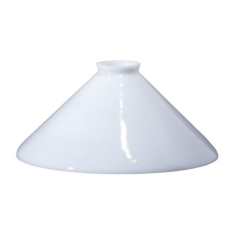 B&P Lamp 10 Opal Glass Pendant Shade, 2 1/4 fitter