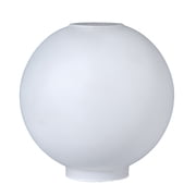B&P Lamp  10" Shade, Ball, Etched Crystal