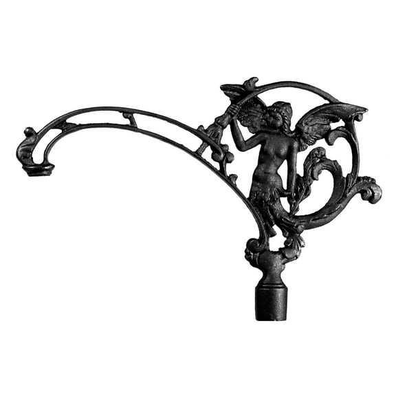 B&P Lamp 11 3/4" "Angel" Cast Iron Bridge Lamp Arm