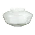 thumbnail image 1 of B&P Lamp® 12" Diameter, Clear Glass Schoolhouse Shade, 6" Fitter, 1 of 2