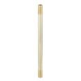 thumbnail image 1 of B&P Lamp® 12 Inch Brass Plated 1/8 IP Steel Threaded Rod, 1 of 4