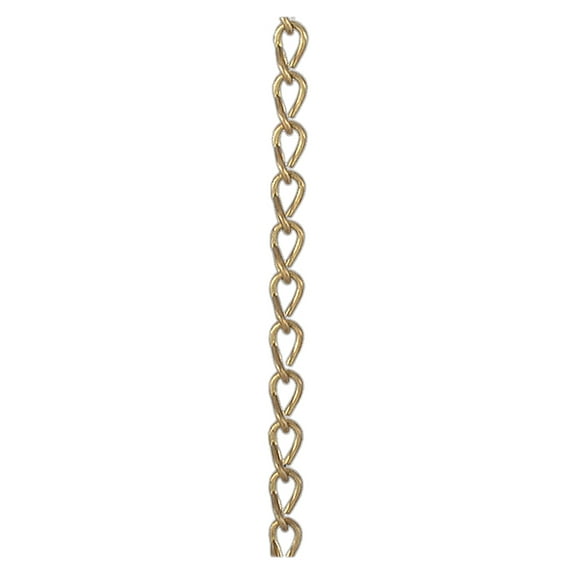B&P Lamp #18 Brass Double Jack Chain, Foot