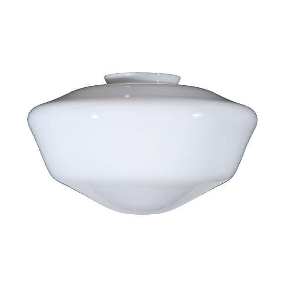 B&P Lamp 18" Opal Schoolhouse Shade