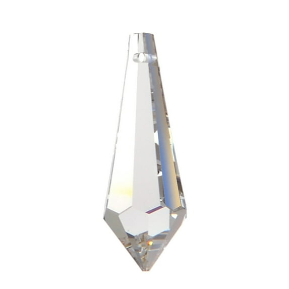 B&P Lamp® 2 1/2 Inch (63MM) Crystal Drop Crystal Chandelier Light Replacement Pendant Prism - No Bead