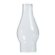 B&P Lamp® 2 1/2 Inch Base by 7 1/2 Inch Tall Clear Oil and Kerosene Lamp Chimney