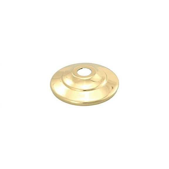 B&P Lamp® 2 1/2 Inch Diameter Solid Brass Vase Cap, Polished and Lacquered Finish
