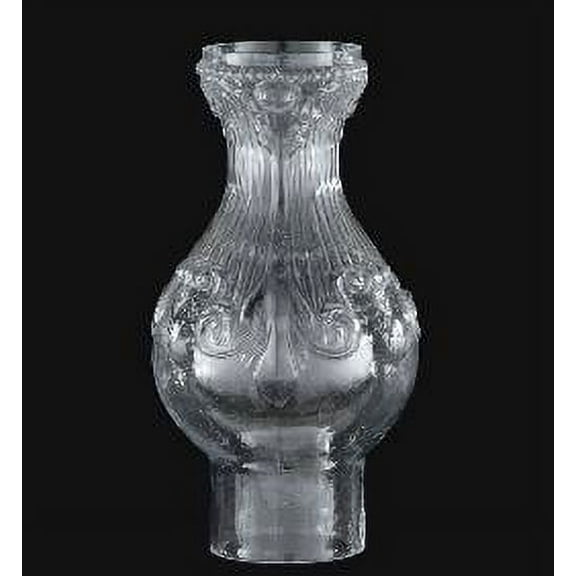 B&P Lamp® 2 1/2" X 8 1/4" Clear Princess Feather Chimney