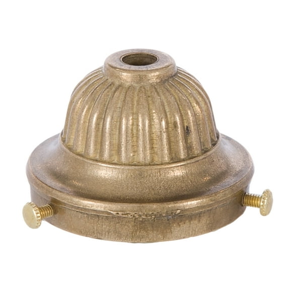 B&P Lamp 2 1/4 Inch Cast Brass UNO Shade Holder