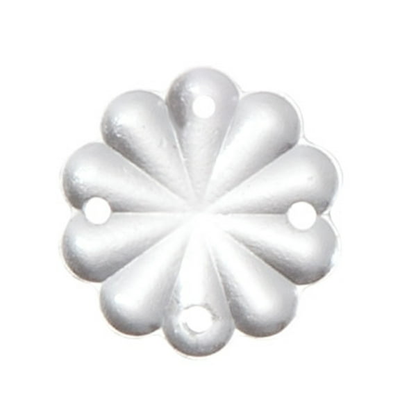 B&P Lamp 2/3" (20 mm) Clear Pressed Glass Rosette