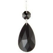 BANDP LAMP B&P Lamp® 2" (50Mm) Black Crystal Pendalogue