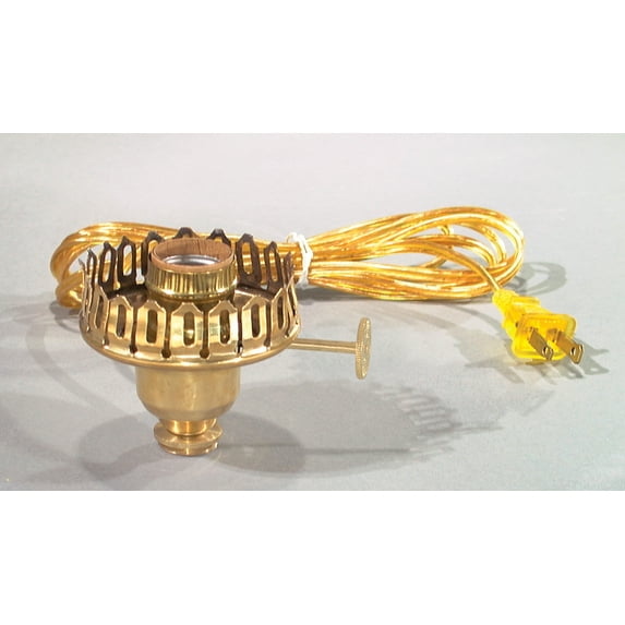 B&P Lamp® #2 Gallery, Clear Gold Cord