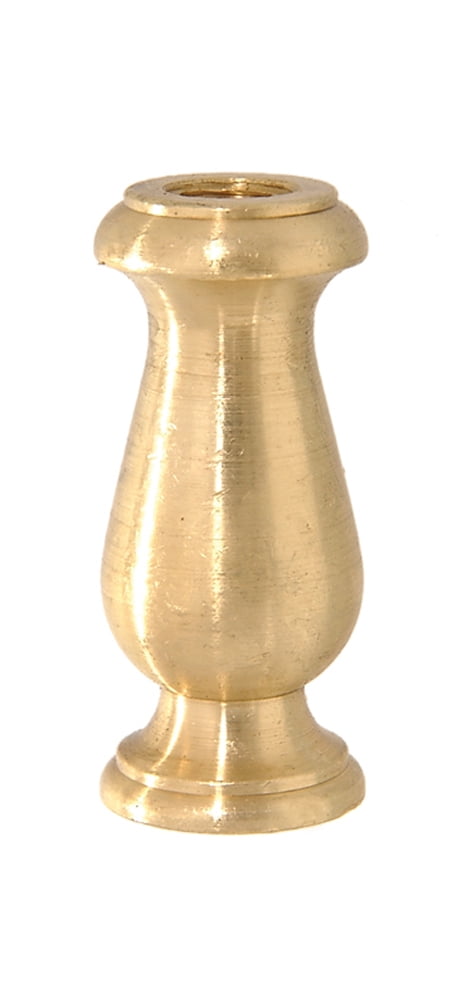 B&P Lamp 1" Brass Ball Finial - Tapped 1/8F For 1/8 IPS Thread, Unfinished Hardware For DIY Lighting & Lampshade Projects - View #8