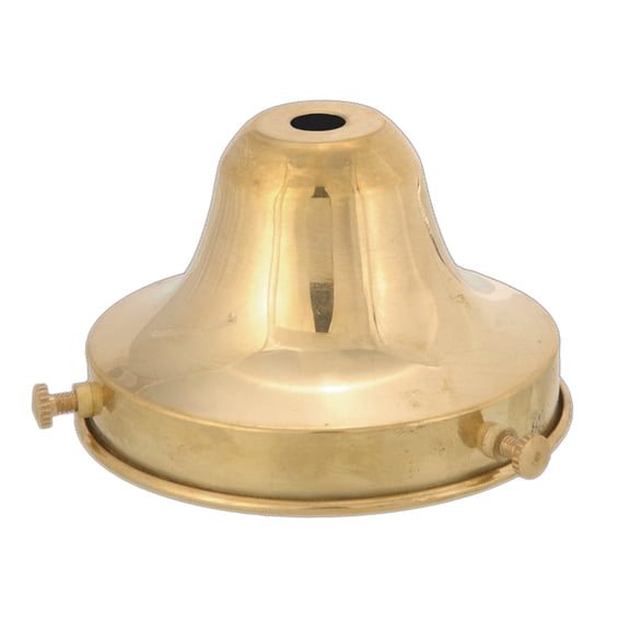 B&P Lamp® 3 1/4" Fitter, Fixture Shade Holder, Polished & Lacq. Brass