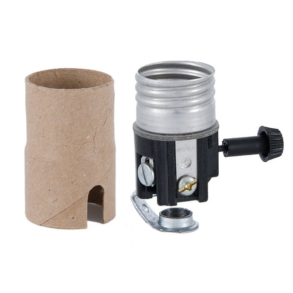 B&P Lamp® 3-Terminal Socket Interior For Wiring Bottom Light Has 1/8F Threaded Connector