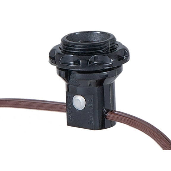 B&P Lamp® 3-light, E12 candelabra socket harness set, each with phenolic ring and 18/2 wire leads