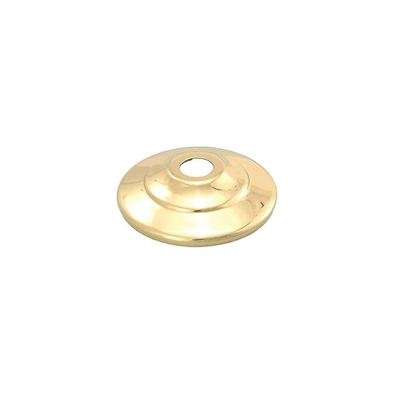 B&P LampĀ® 4 1/4 Inch Diameter Solid Brass Vase Cap, Polished and Lacquered Finish