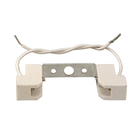 B&P Lamp® 4" Double Ended Halogen Socket W/Bracket